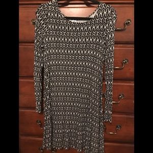 Long sleeve cotton dress